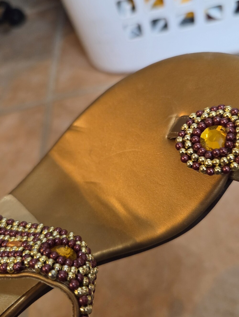 Rialto Beaded Boho Hippie Clubwear Heeled Sandals Summer | 6 - Picture 4 of 7